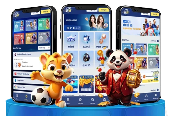 tải app trải nghiệm ngay nhiều tính năng vượt trội sky88